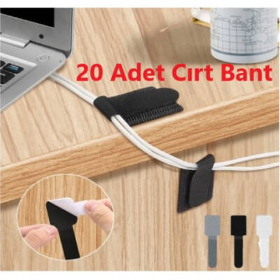 20 Adet Kendinden Yapışkanlı Cırt Cırtlı Bant