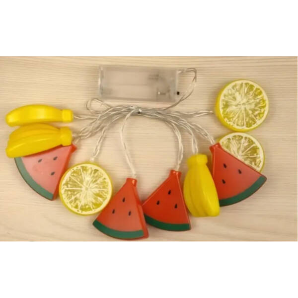 2m 10 Led Karışık Meyveler Şekilli Işık - 1