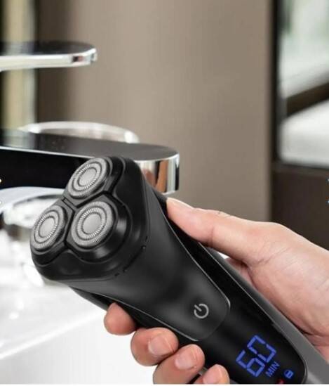 3 Başlıklı Şarjlı Erkek Traş Makinesi - 5