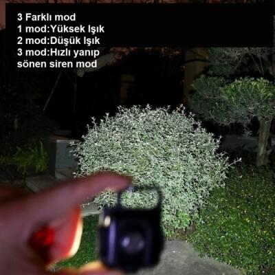 30 Ledli  Mıknatıslı Mini Anahtarlık Flash Kamp Lambası - 5