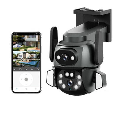 3MP + 3MP Wi-Fi IP TF Kart Girişli Optik Zoom Kamera - 3