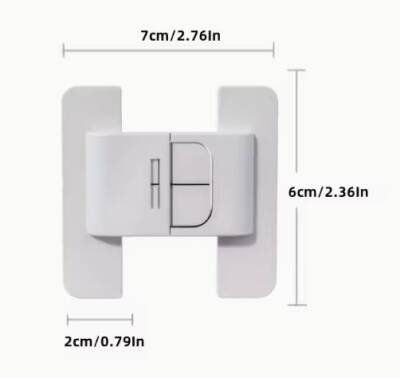 4 Adet Buzdolabı Çekmece ve Dolap Kapağı Çocuk Kilidi (1)