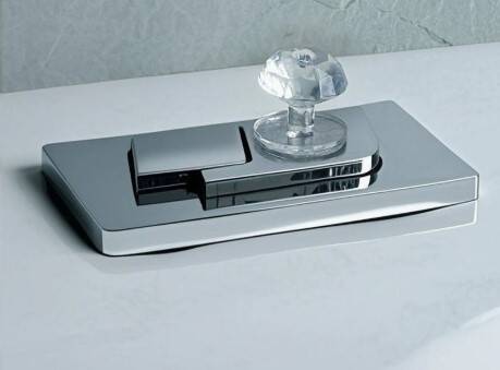 4 Adet Kristal Tasarımlı Çok Amaçlı Yapışkanlı Tutacak Buton - 4