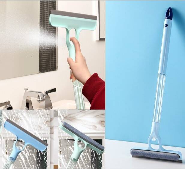 4 in 1 Spreyli Çek Çekli Camsil ve Fırça Aparatı - 1