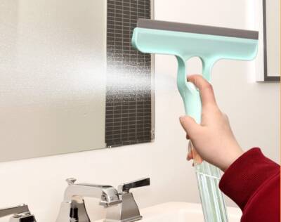 4 in 1 Spreyli Çek Çekli Camsil ve Fırça Aparatı - 4