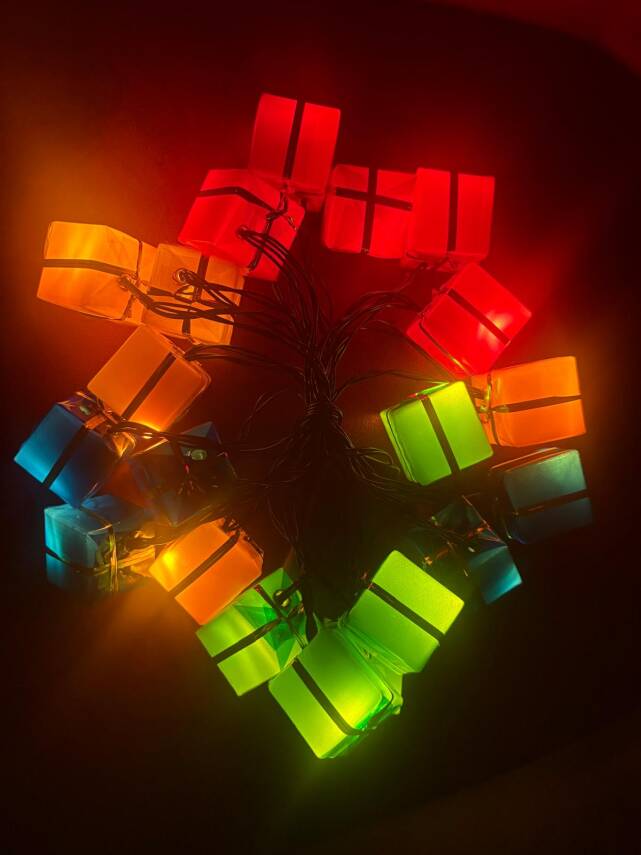 4 Metre 20 Led Pilli 2 Kademeli Hediye Kutusu Led Işık - 1