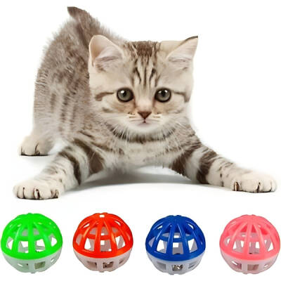 4'lü Çıngıraklı Top Kedi Oyuncağı (1)