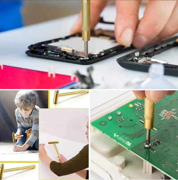 5 in 1 Çekiç Tornavida Tamir Seti - 3