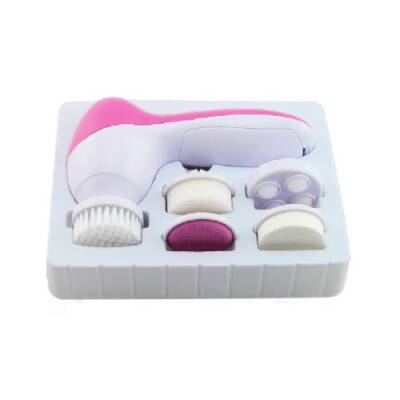 5 iN 1 Pilli Yüz Temizleme,Masaj ve Peeling Fırça seti - 5