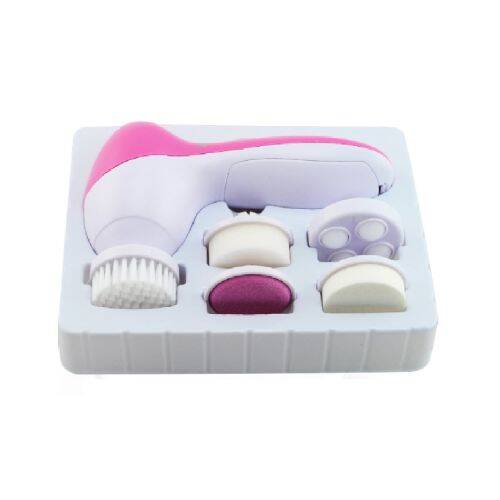 5 iN 1 Pilli Yüz Temizleme,Masaj ve Peeling Fırça seti - 5