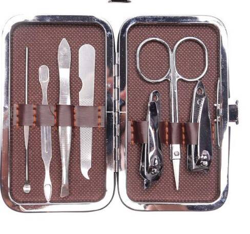 7 Parça Paslanmaz Çelik Manikür ve Pedikür Seti - 1