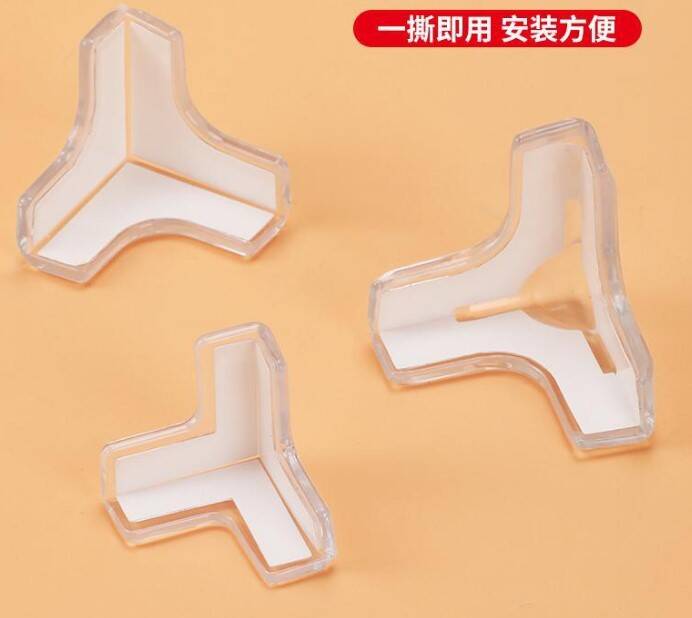 8'li Set Silikon Şeffaf Masa Kenarı Koruma Aparatı - 3