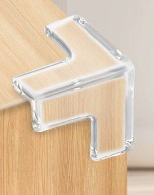 8'li Set Silikon Şeffaf Masa Kenarı Koruma Aparatı - 4