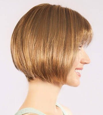 Açık Kahverengi Küt Parti Peruk - 3