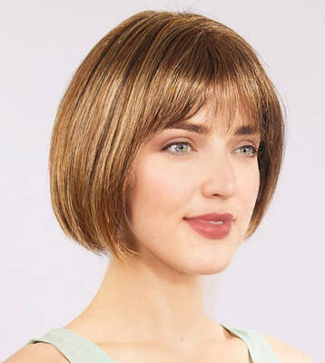 Açık Kahverengi Küt Parti Peruk - 4