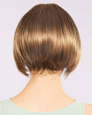 Açık Kahverengi Küt Parti Peruk - 5