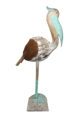 Ahşap Pelikan Figürü Model 1