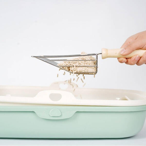 Ahşap Saplı Metal Kum Temizleme Küreği - 2