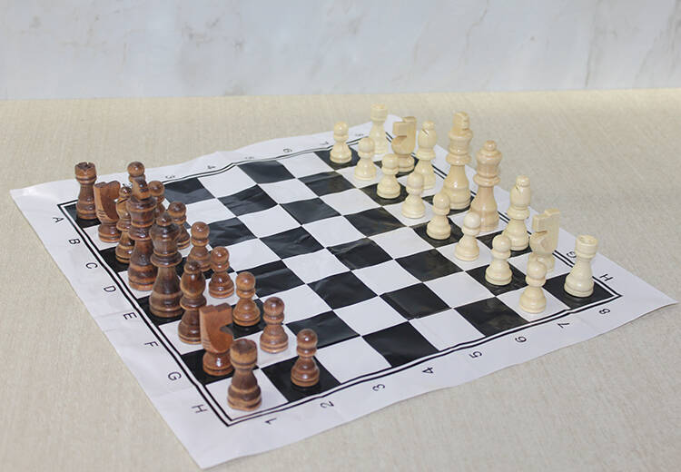 Ahşap Satranç Taşı 9 Cm - 1