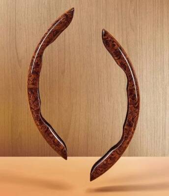 Ahşap Tasarımlı Direksiyon Simidi Koruma Kılıfı 2 li - 4