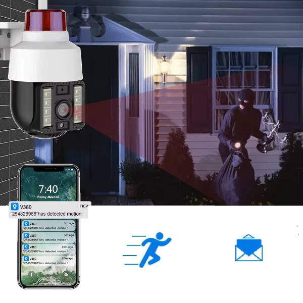 Alarmlı Dış Mekan Güvenlik Kamerası - 1