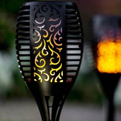 Alev Efektli Solar Bahçe Lambası Small (1)