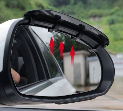 Araba Ayna Yağmur Koruyucu Siper Karbon Desenli (1)