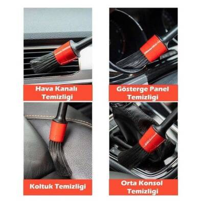 Araba Detaylı Temizlik Fırça Seti - 3