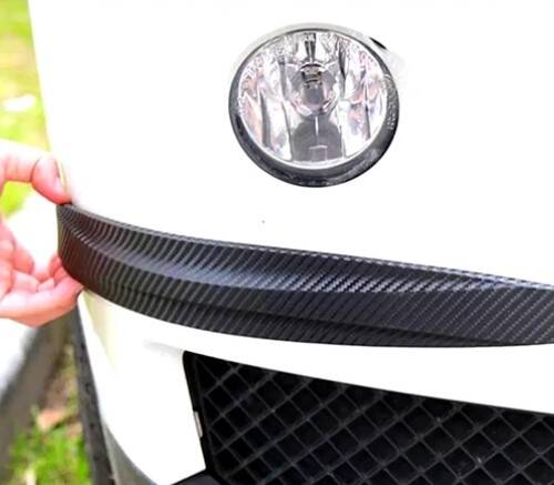 Araba Tampon Koruyucu Karbon Desenli Siyah - 1