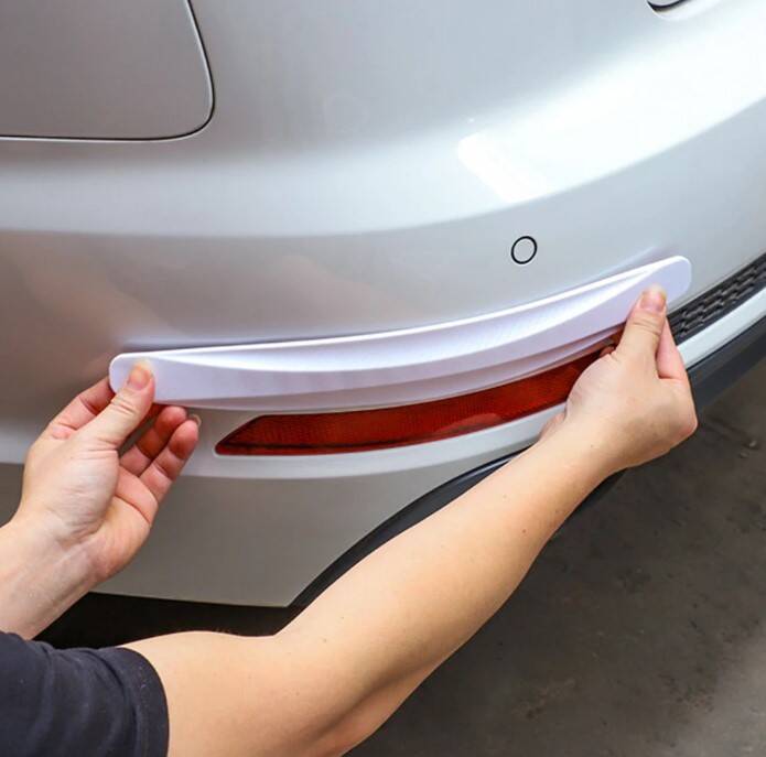 Araba Tampon Koruyucu Karbon Desenli Siyah - 2