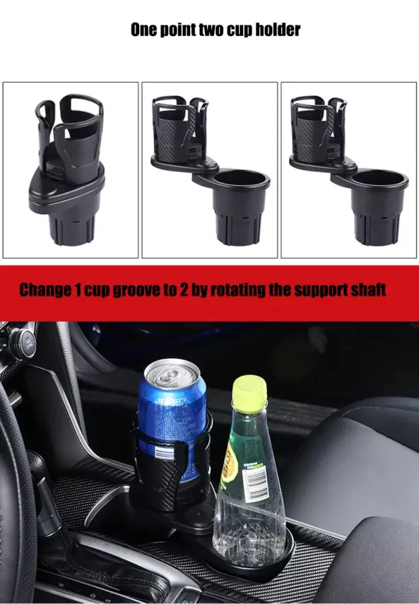 Araç İçi Bardak Tutucu Multifonksiyonel - 4
