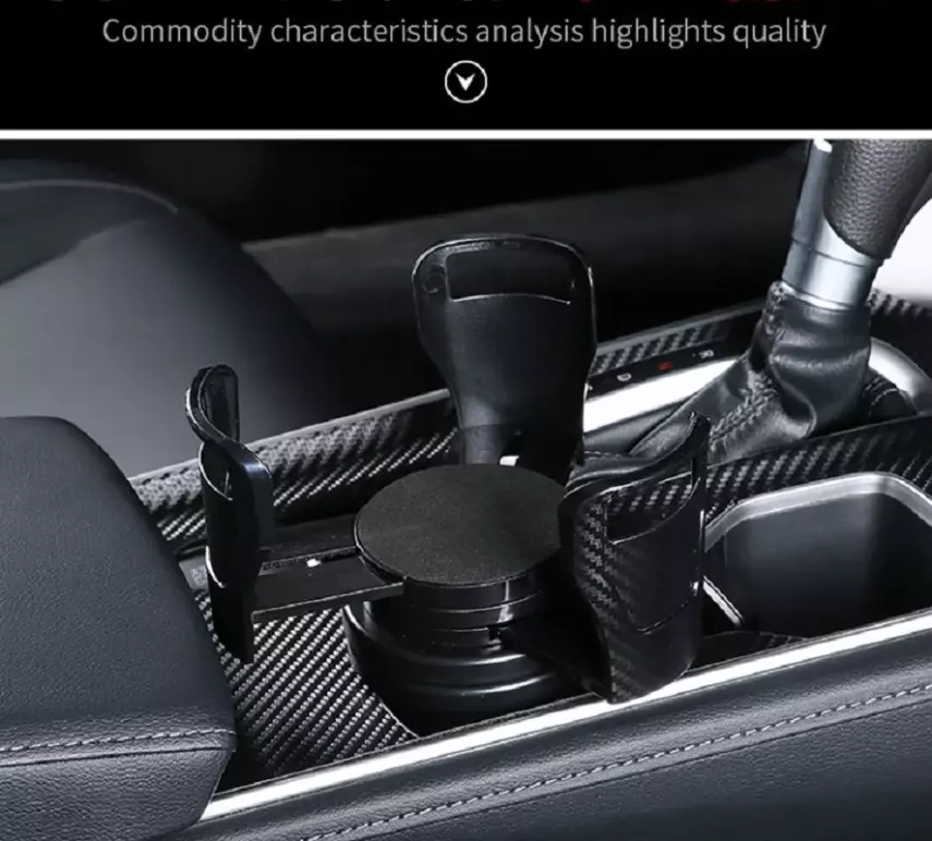 Araç İçi Bardak Tutucu Multifonksiyonel - 5