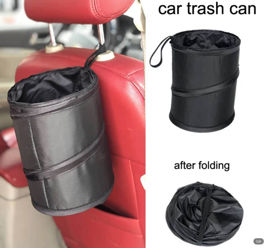 Araç İçi Katlanabilir Çöp Torbası - 5