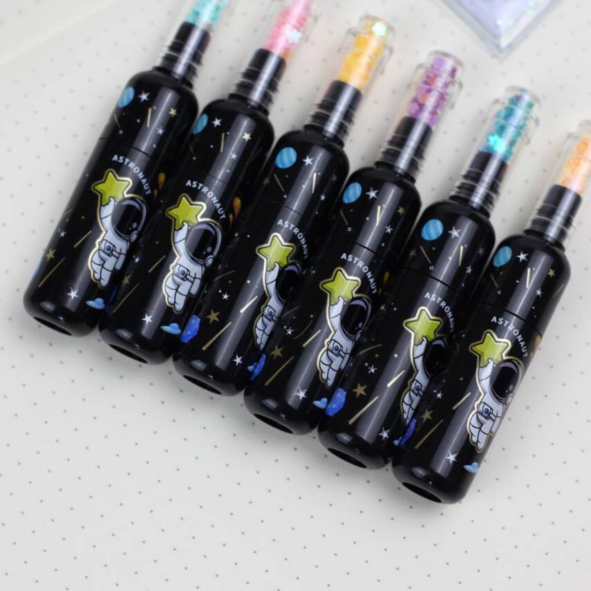 Astronot Fosforlu Kalem Seti - 3