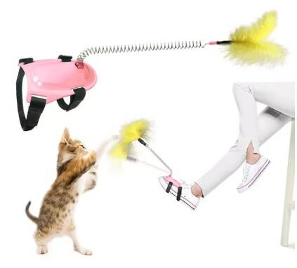 Ayağa Takılan Kedi Oyun Oltası - 1