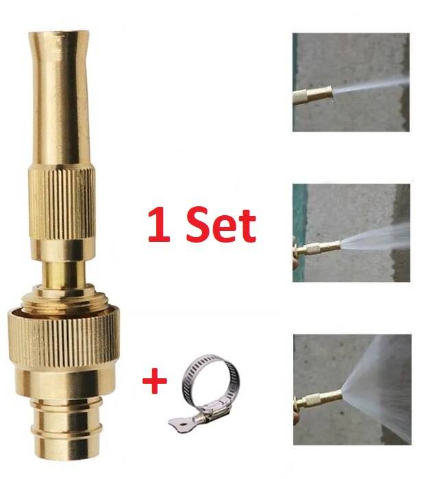 AYARLANABILIR BASINÇLI HORTUM BAŞLIĞI GOLD - 1