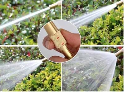 AYARLANABILIR BASINÇLI HORTUM BAŞLIĞI GOLD - 4