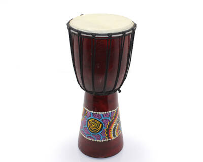 Batikli Ahşap Darbuka 30 Cm