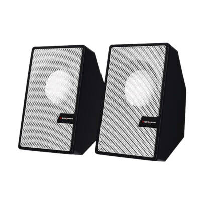 Beyaz USB 2.0 + 3.5mm USB Hoparlör (1)