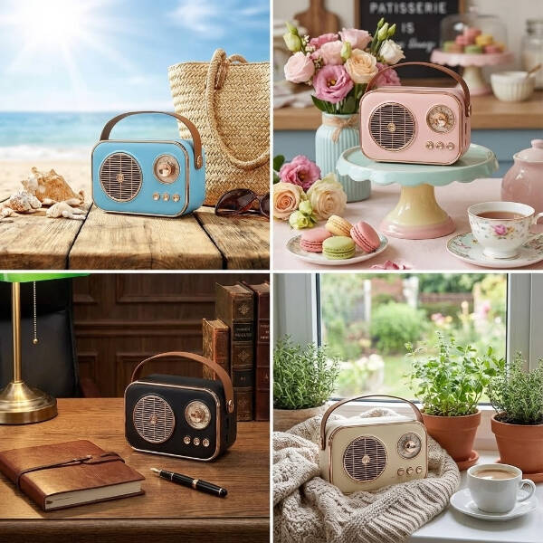 Bluetooth 5.2 USB Ve TF Kart FM Radyo - 1