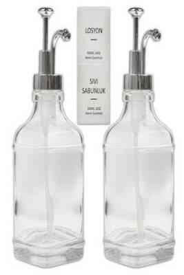 Cam Sıvı Sabunluk Losyonluk Krom (1)