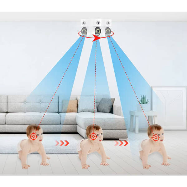 Çift Lensli İç Mekan Wi-Fi Kamera - 3