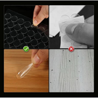 Çift Taraflı Yuvarlak Montaj Macunu 42 Adet (1)