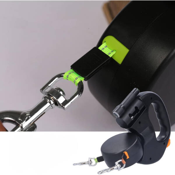 Çok Fonksiyonlu Çift Köpek Gezdirme Tasması - 4