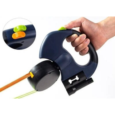 Çok Fonksiyonlu Çift Köpek Gezdirme Tasması - 5