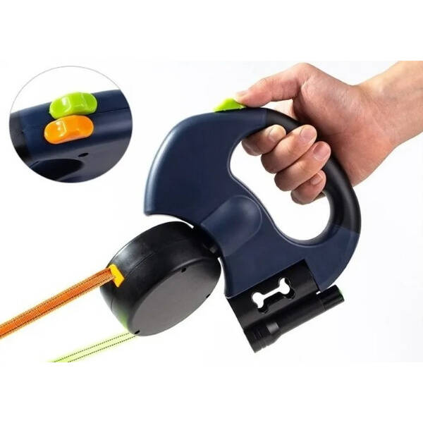 Çok Fonksiyonlu Çift Köpek Gezdirme Tasması - 5