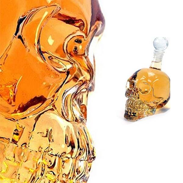 Crystal Head Kuru Kafa Cam Şişe - 1