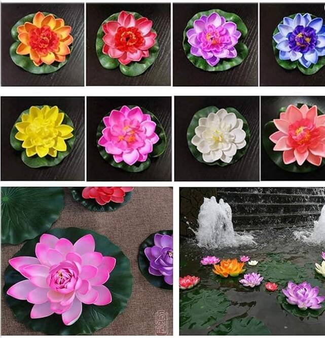 Dekoratif Yapay Lotus Çiçeği - 1