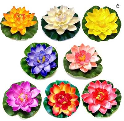 Dekoratif Yapay Lotus Çiçeği - 3