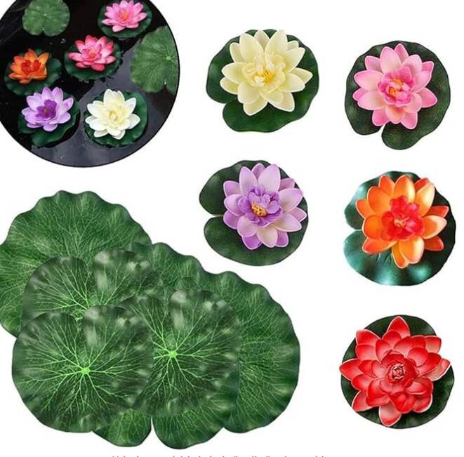 Dekoratif Yapay Lotus Çiçeği - 4